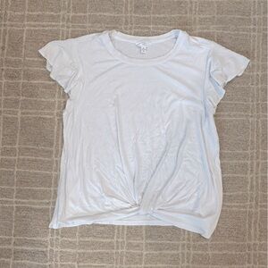 TIME AND TRU • Flutter Sleeve Blouse